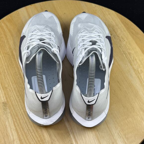Nike Zoomx Vaporfly Next% 4 White-Gridiron-Obsidian Womens Sz 6.5 [HF6412-100] - Picture 8 of 10